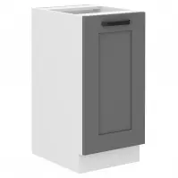 Szafka kuchenna Luna dustgrey/biały 40D 1F BB