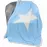 Kocyk Astra 16 niebieski/ecru 120x150 Merkury Home