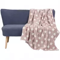 Kocyk Astra 37 jasny szary/ecru 120x150 Merkury Home