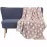 Kocyk Astra 37 jasny szary/ecru 120x150 Merkury Home