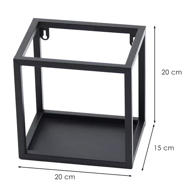 Półka Loft KWS-715 20x15 czarny