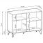Komoda Diamond K104 dąb evoke/czarny,4