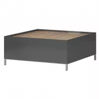 Ława Onyx KLS-2F/ON lakierowana anthracite/pacific walnut