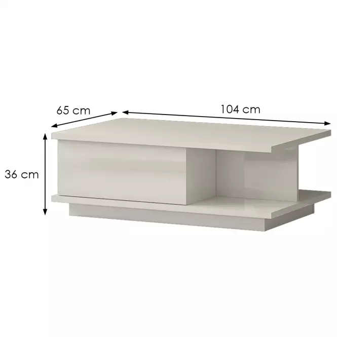 Ława Piano KLS-1F-71/KA/71 lakierowana beige