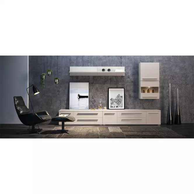 Szafka RTV Piano TV180-2K2F/PN-71/KA/71 lakierowane beige