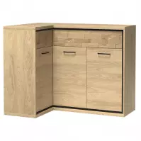 Komoda Narożna Deska M15* Odbicie Mediolan Natural Hikora