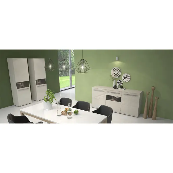 Witryna Piano V90-2KS/PN-71/KA/71 lakierowana beige