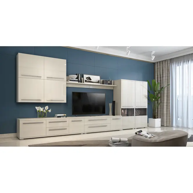 Witryna Piano V60-1KS1F/PN-71/KA/71 lakierowana beige