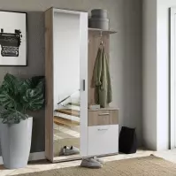 Garderoba Lux trufla/biały