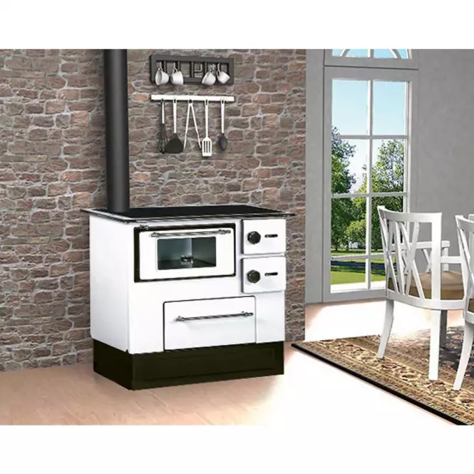 Kuchnia Regular 46 Eco biała 8 kW lewa