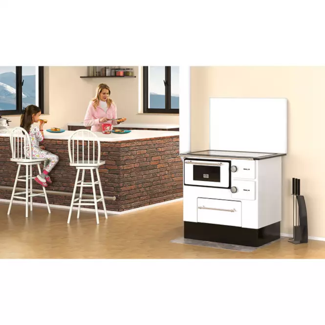 Kuchnia Regular 46 Eco biała 8 kW lewa