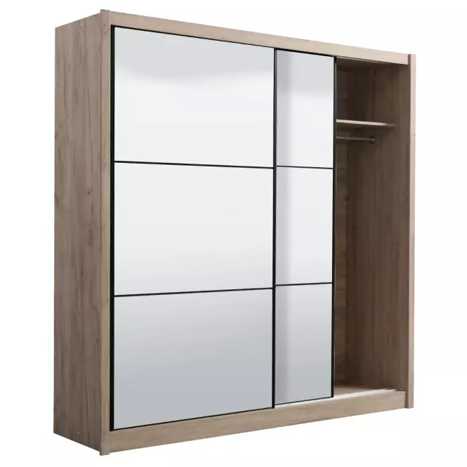 Szafa Navara lustro szary dąb 11008348