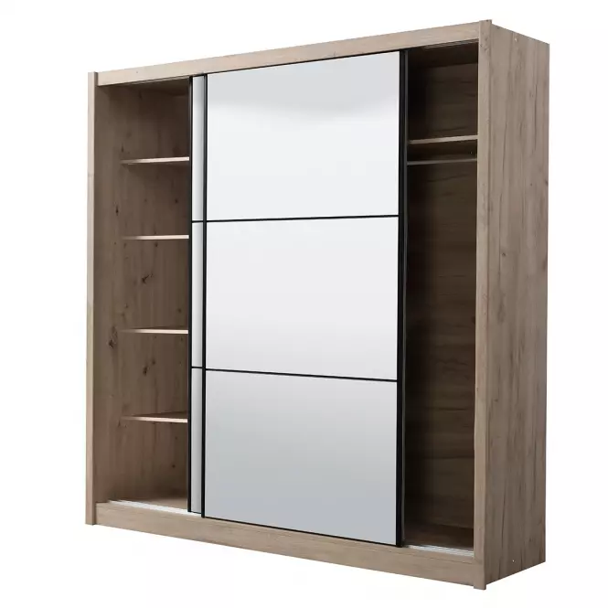 Szafa Navara lustro szary dąb 11008348