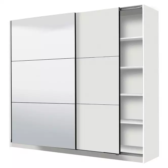 Szafa Sierra 220 lustro biała 11008286