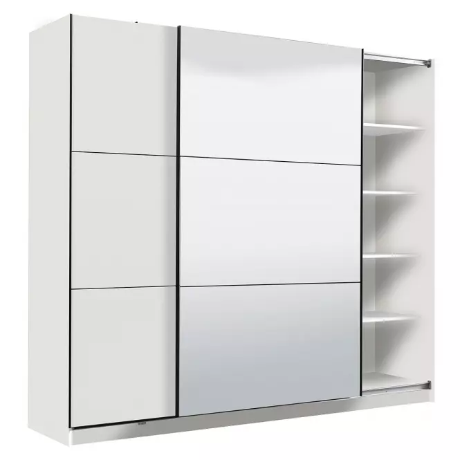 Szafa Sierra 220 lustro biała 11008286