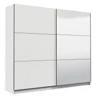Szafa Sierra 220 lustro biała 11008286