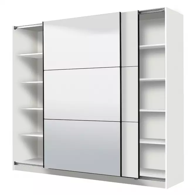 Szafa Sierra 220 lustro biała 11008286