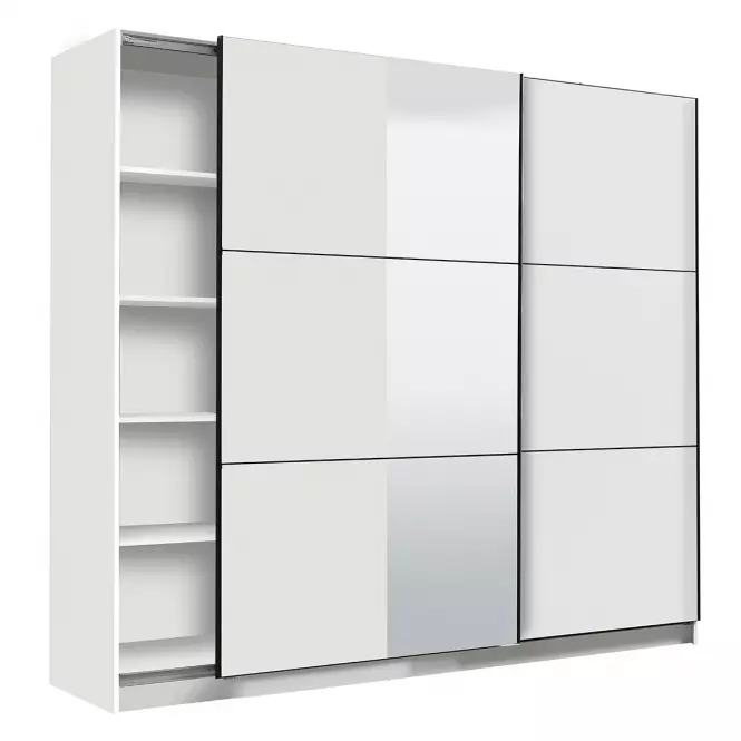 Szafa Sierra 240 OG lustro biała 11008289