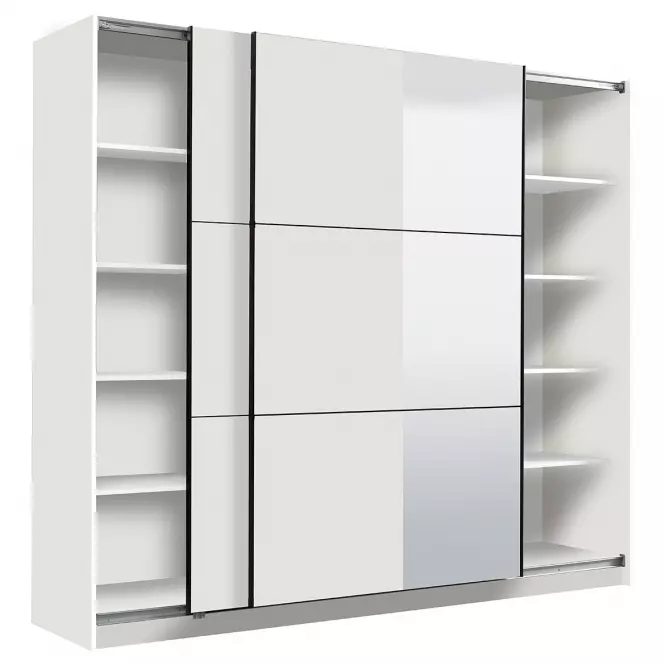 Szafa Sierra 240 OG lustro biała 11008289