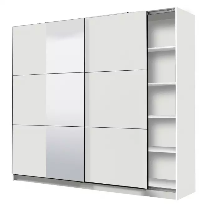 Szafa Sierra 240 OG lustro biała 11008289