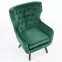 Fotel Marvel zielony/czarny,2