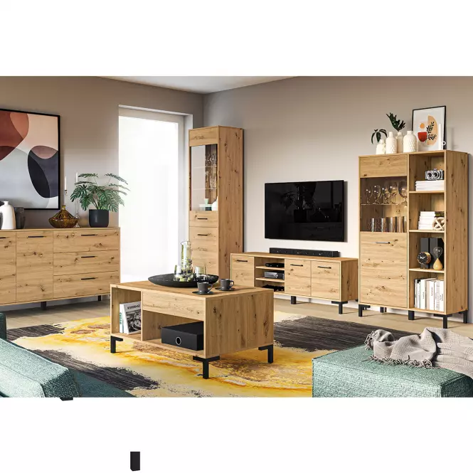 Witryna Nevio 18 dąb artisan