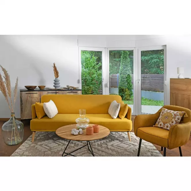 Ława Okrągła Groove D80X40 Dąb 638838