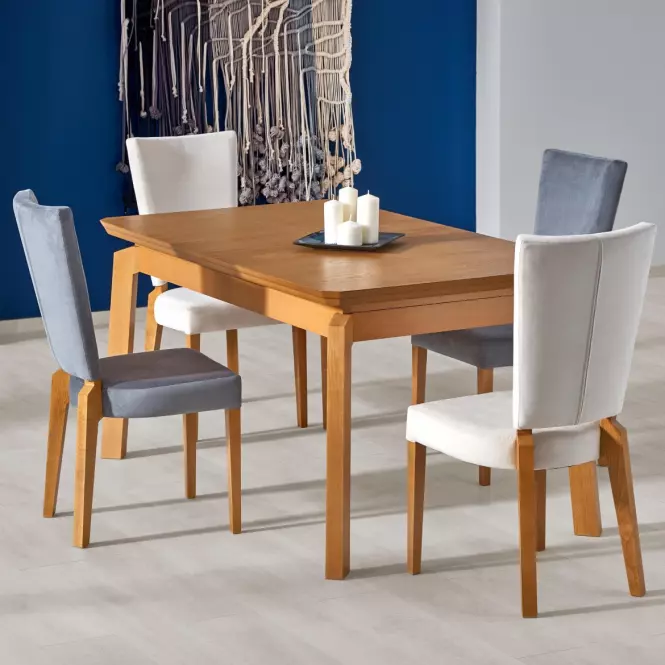 Stół rozkładany Rois 160/250x90cm Mdf/Drewno – Dąb Miodowy