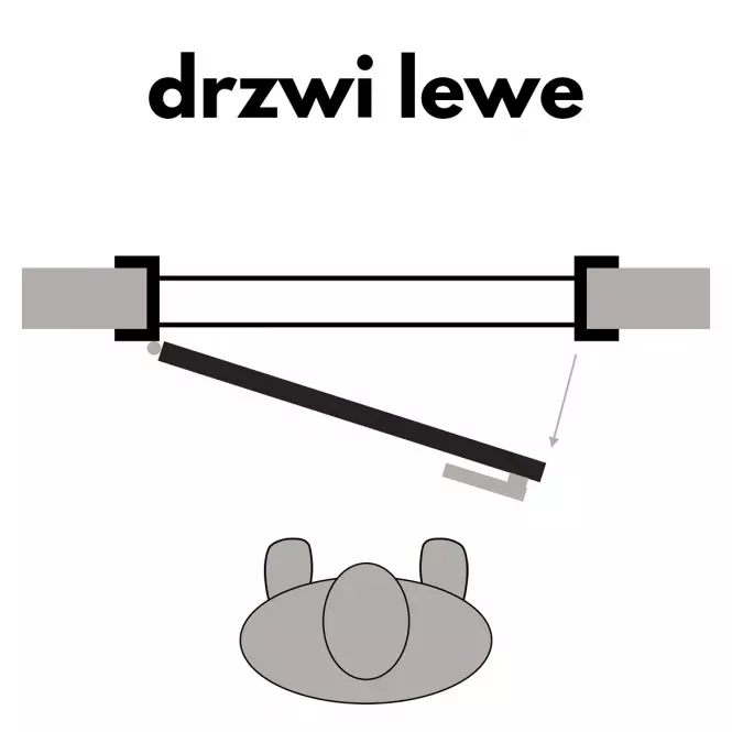 Drzwi wewnętrzne CAMPE 6*6 80L Biały