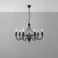Lampa Minerwa 7 A-0219 czarny