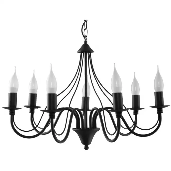 Lampa Minerwa 7 A-0219 czarny