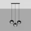 Lampa wisząca Tulos 3L A-1089 czarna,2