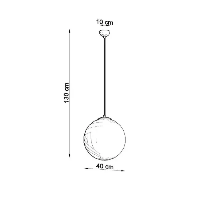 Lampa wisząca Ugo 40 A-0265 chrom