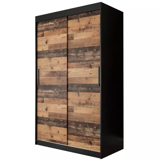 Szafa Old Wood T 120 Czarny/Old Style