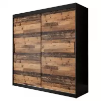 Szafa Old Wood T 200 Czarny/Old Style