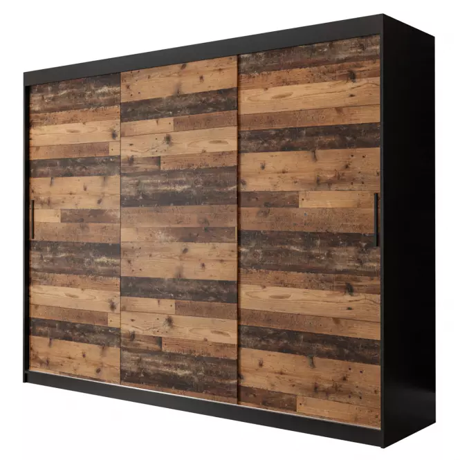 Szafa Old Wood T 250 Czarny/Old Style