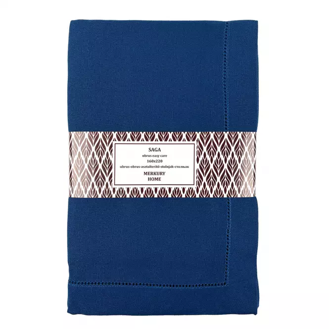 Obrus SAGA indygo 160x220 easy care