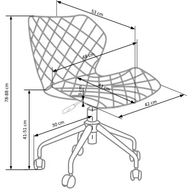 Fotel Obrotowy Matrix Czarny/Zielony