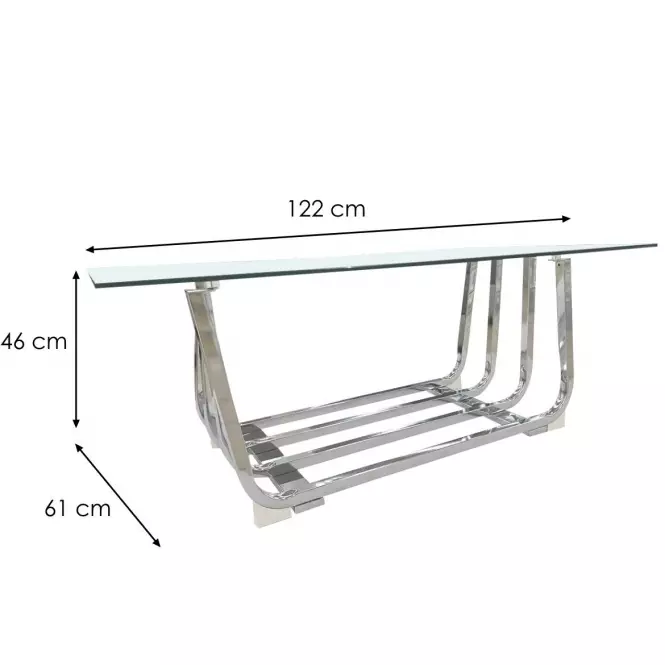 Ława CF60047-A TRANSP. GLASS.