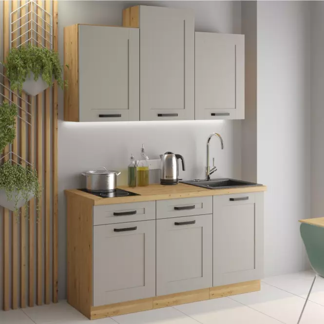 Kuchnia Luna claygrey/artisan 260 bez blatu