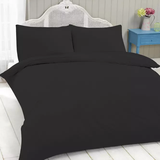 Pościel Mono bawełna antracyt 220x200 + (2) 70x80 Merkury Home
