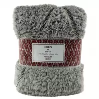 Koc Sherpa 130x160 szary Merkury Home