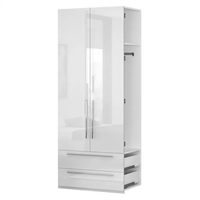 Rozbudowa do szafy Piano DP22/PN-70/KA/70 crystal white