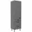 Szafka kuchenna NESSA antracyt 60dks-215 1f 3s