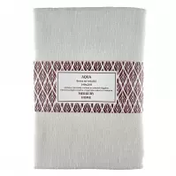 Firana na troczki AQUA poliester ecru 140x260 Merkury Home