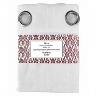 Firana na przelotkach ARIA poliester biel 140x160 Merkury Home