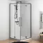 Kabina prysznicowa kwadratowa Beta 90x90x195 black,4