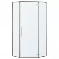 Kabina prysznicowa pięciokątna Lambda 90x90x195 chrom