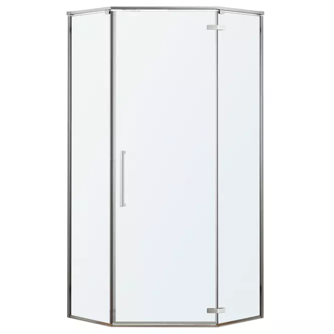 Kabina prysznicowa pięciokątna Lambda 90x90x195 chrom