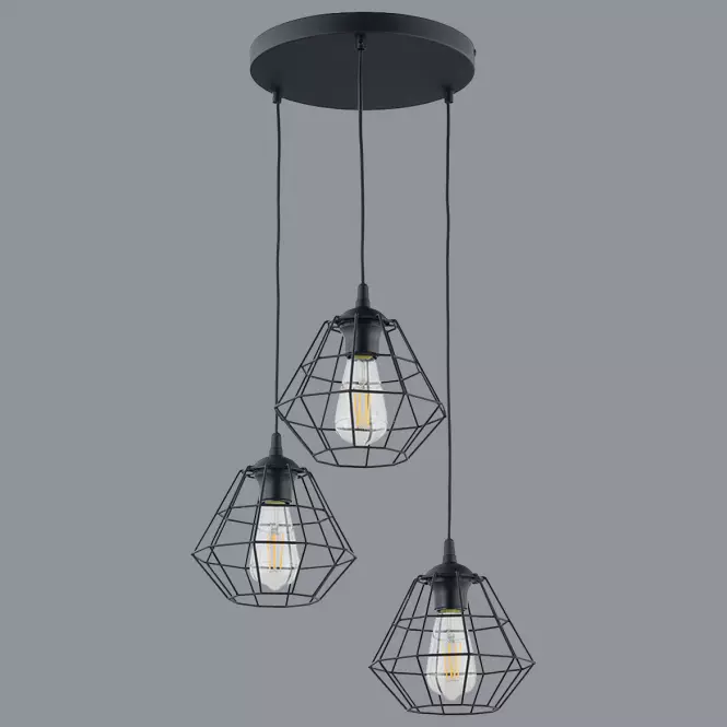 Lampa Diamond 6204 Black PL3